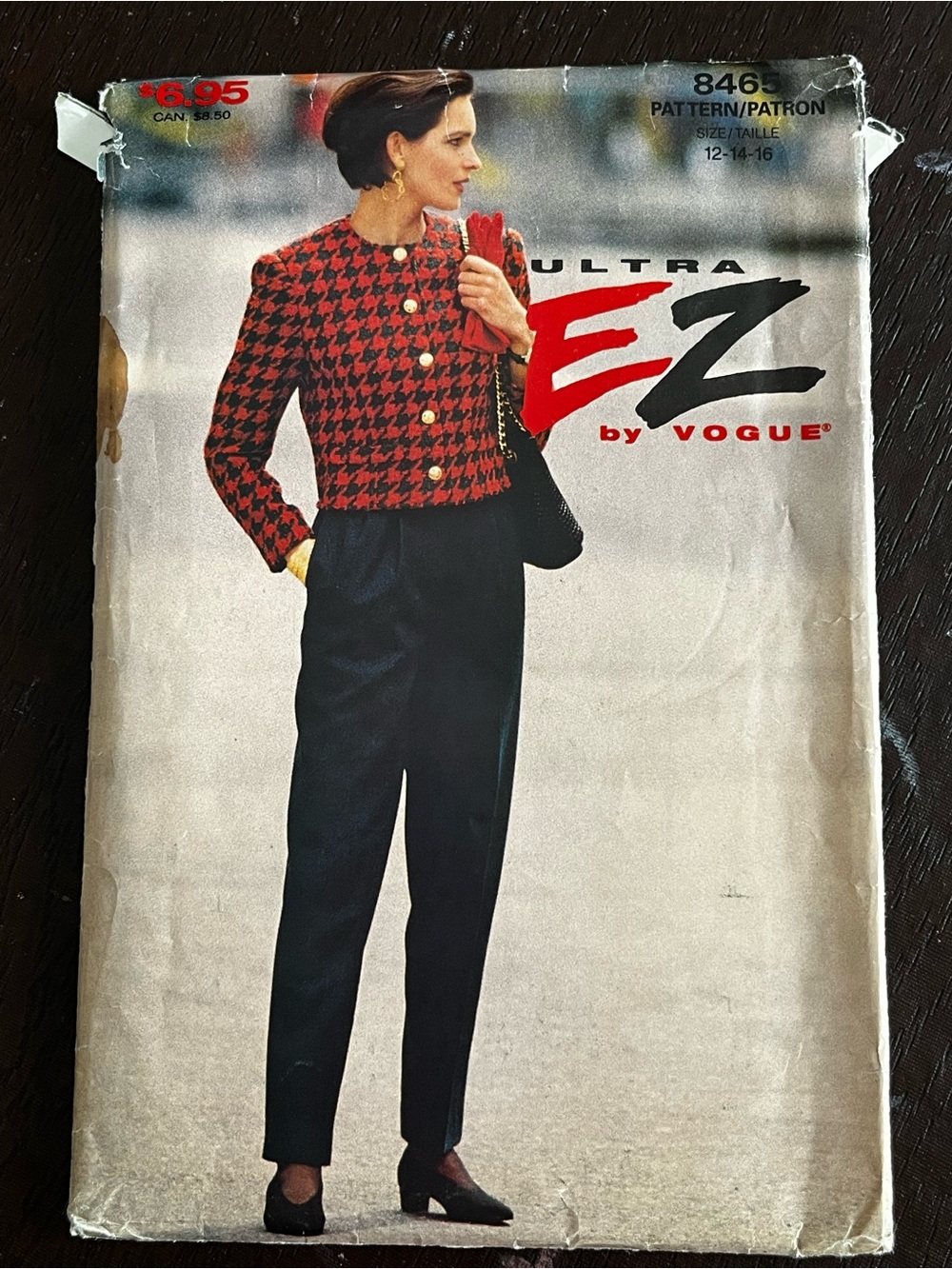 L/XL Vintage Vogue Jacket & Pants Butterick Pattern 1992 Size 12, 14, 16 Uncut